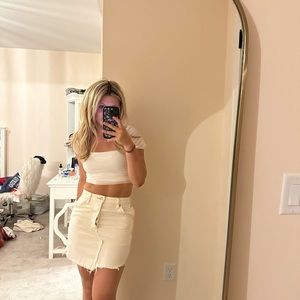 Free people Jean skirt